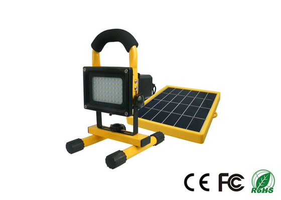 High Efficienc 3W 12 Solar LED Flood Lights With Monocrystalline Solar Panel